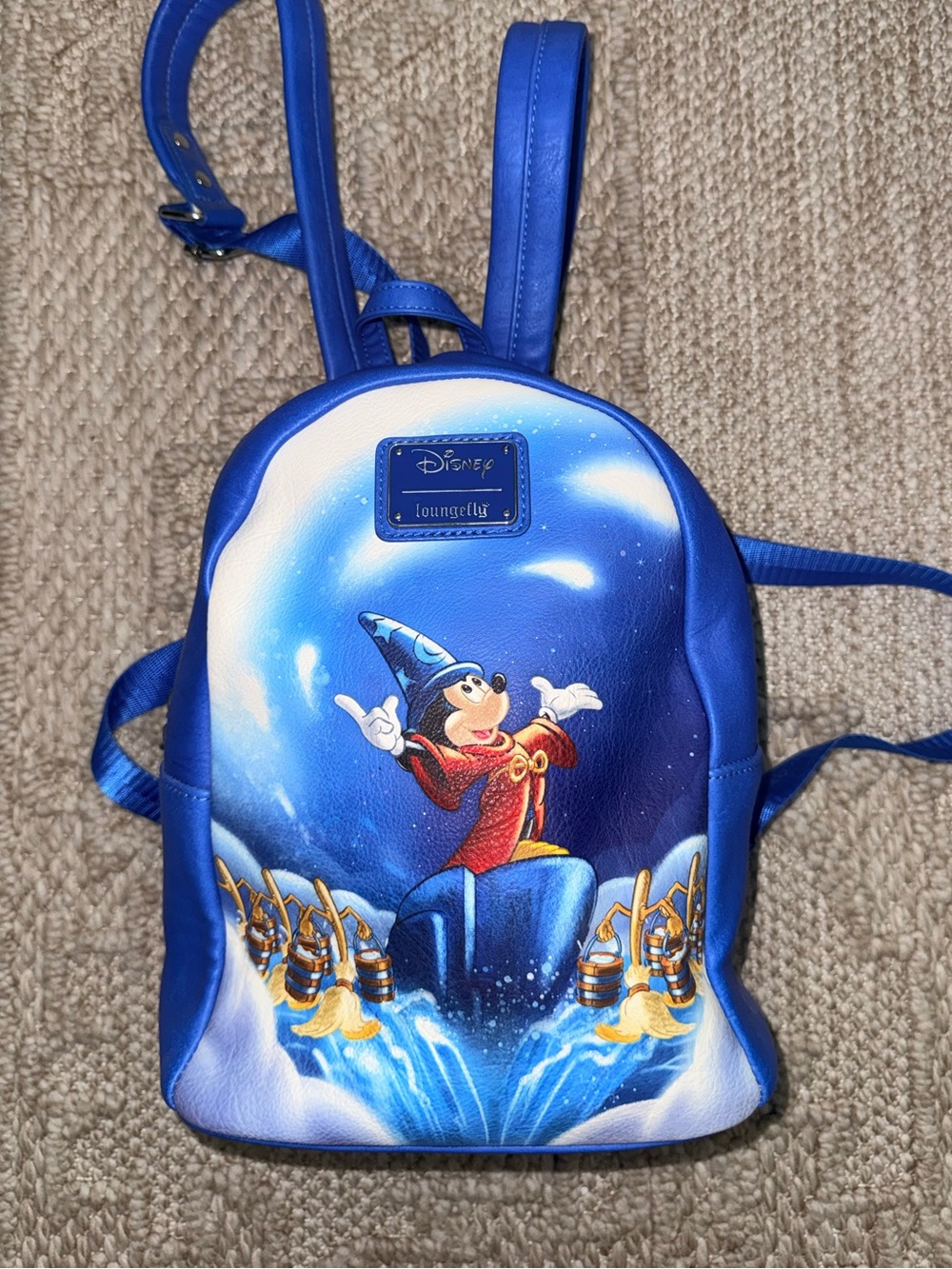 Loungefly Disney Mickey Fantasia Brooms Sorcerer Apprentice Mini Backpack - Picture 1 of 8